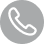 Weißer Telefonhörer auf Graumen hintergrund.