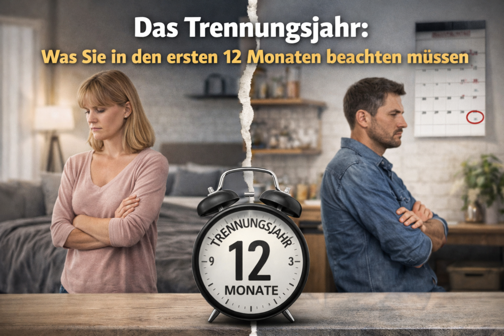 Trennungsjahr, 12 Monate, Scheidung, Was ist zu beachten, Checkliste